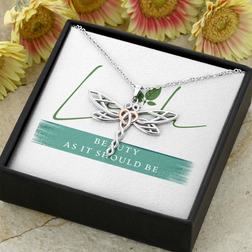 Laila - Dragonfly Necklace Jewelry - Laila Beauty Care Jewelry