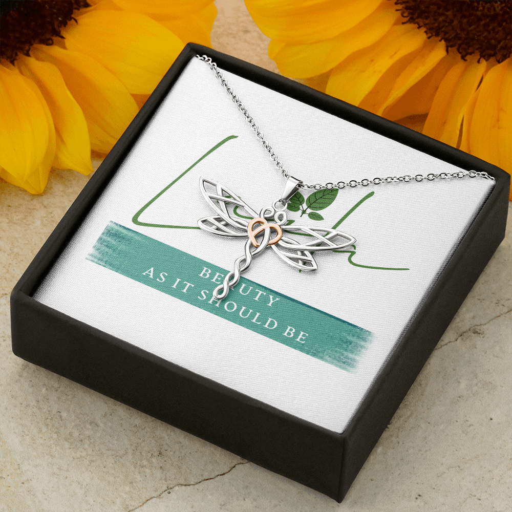 Laila - Dragonfly Necklace Jewelry - Laila Beauty Care Jewelry