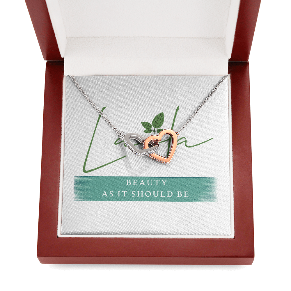 Laila - Interlocking Heart Necklace Jewelry - Laila Beauty Care Jewelry