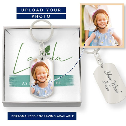 Laila - Tag Photo Keychain - Upload Photo