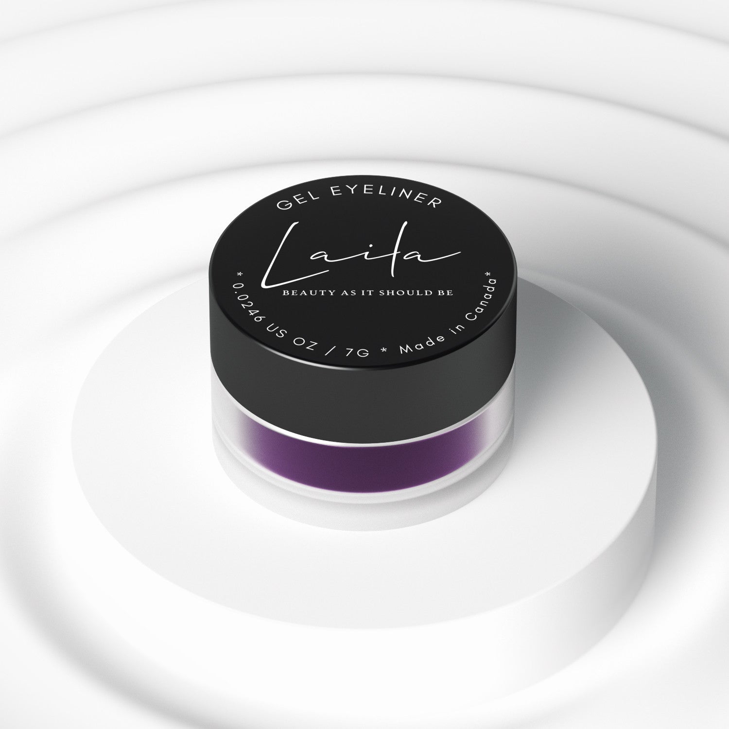 Eggplant Eyeliner Gel Eyeliner - Laila Beauty Care Gel Eyeliner