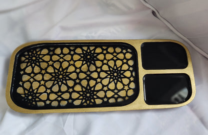 Black and Gold Tray