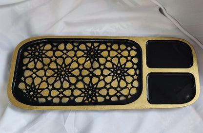 Black and Gold Tray