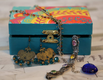 Small Patterned Jewelry Boxes Jewelry Box - Laila Beauty Care Jewelry Box