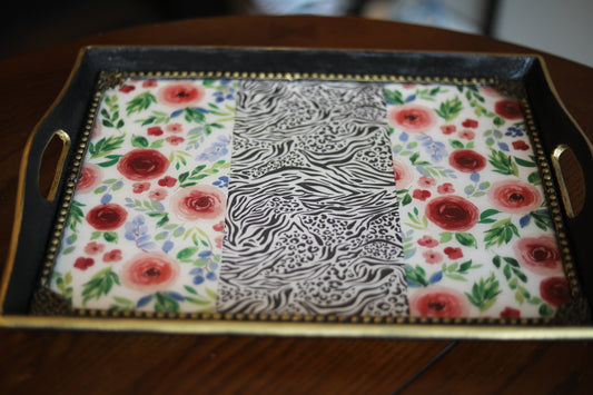 Rose Zebra Tray Trays - Laila Beauty Care Trays