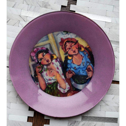 Oriental Modern Plate (Khalty w Khaltak) Decorative Plate - Laila Beauty Care Decorative Plate