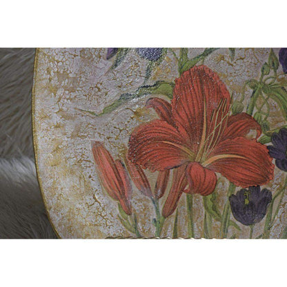 Square Floral Dish Decorative Plate - Laila Beauty Care Decorative Plate