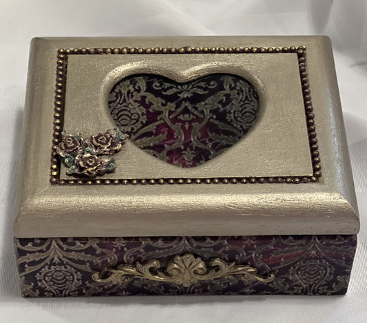 Small Champagne Jewelry Box