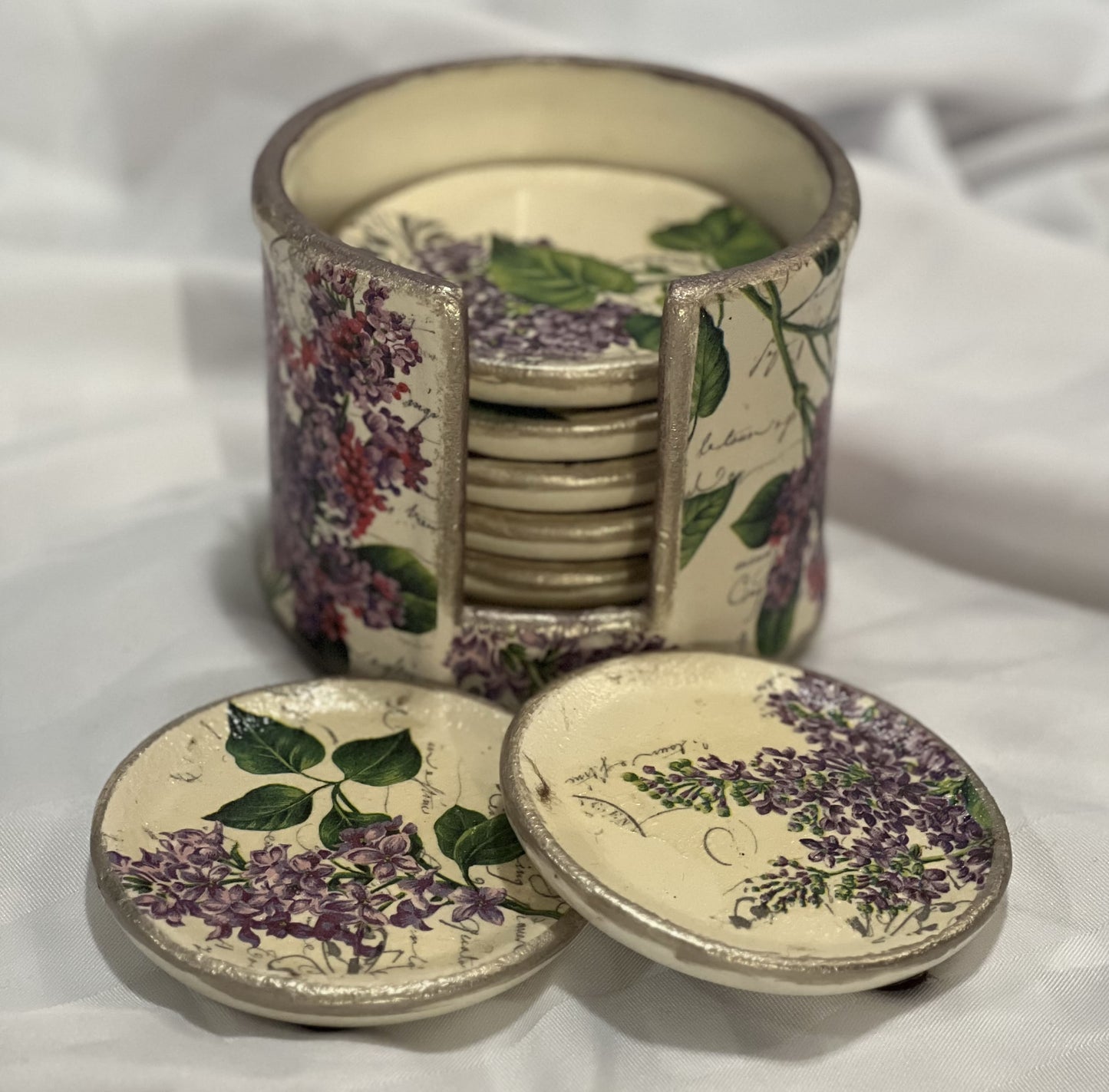 Floral Ceramic Coasters