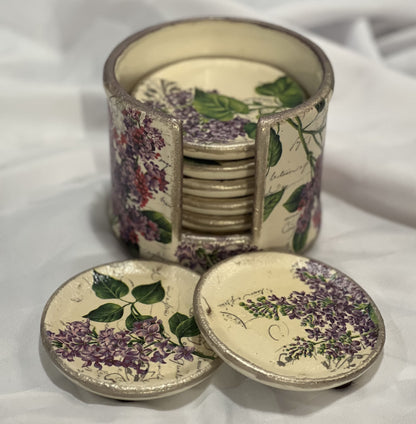Floral Ceramic Coasters
