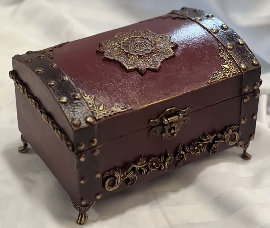 Burgandy Treasure (Small) Box