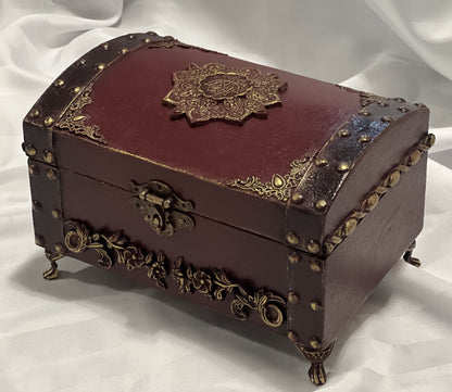 Burgandy Treasure (Small) Box