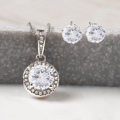 Laila - Eternal Hope Necklace and Earring Set Jewelry - Laila Beauty Care Jewelry
