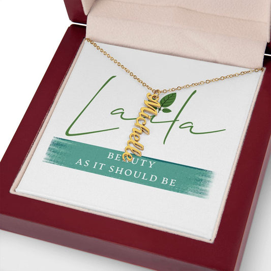 Laila - Vertical Name Necklace