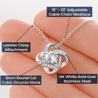 Laila - Love Knot Necklace Jewelry - Laila Beauty Care Jewelry