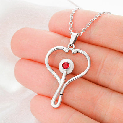 Laila - Stethoscope Necklace Jewelry - Laila Beauty Care Jewelry