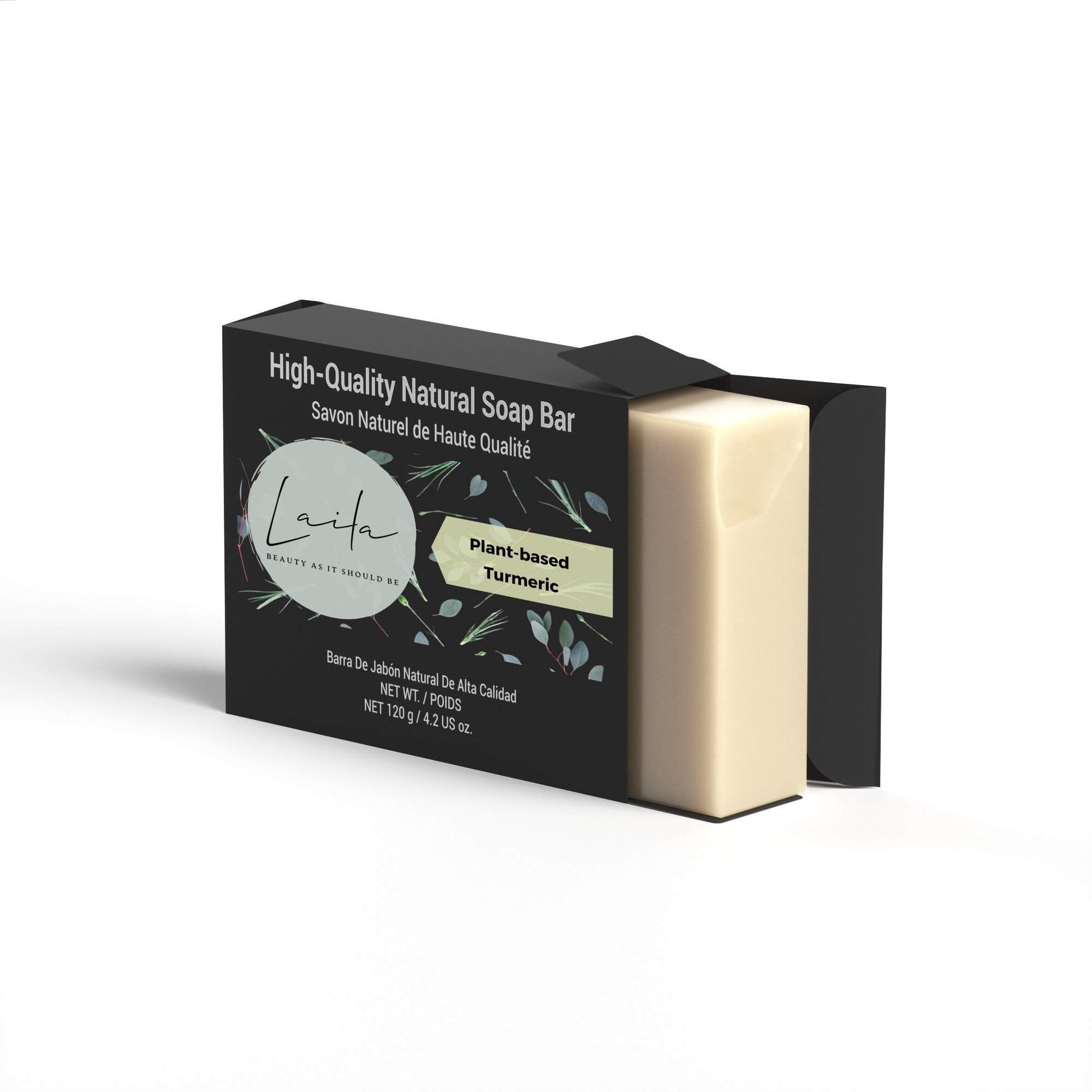 Organic Turmeric Soap Default Title Soap - Laila Beauty Care Soap